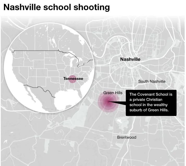 美国校园再爆枪击案！女枪手在私立小学扫射，致3名学生和3名老师死亡！-1.jpg