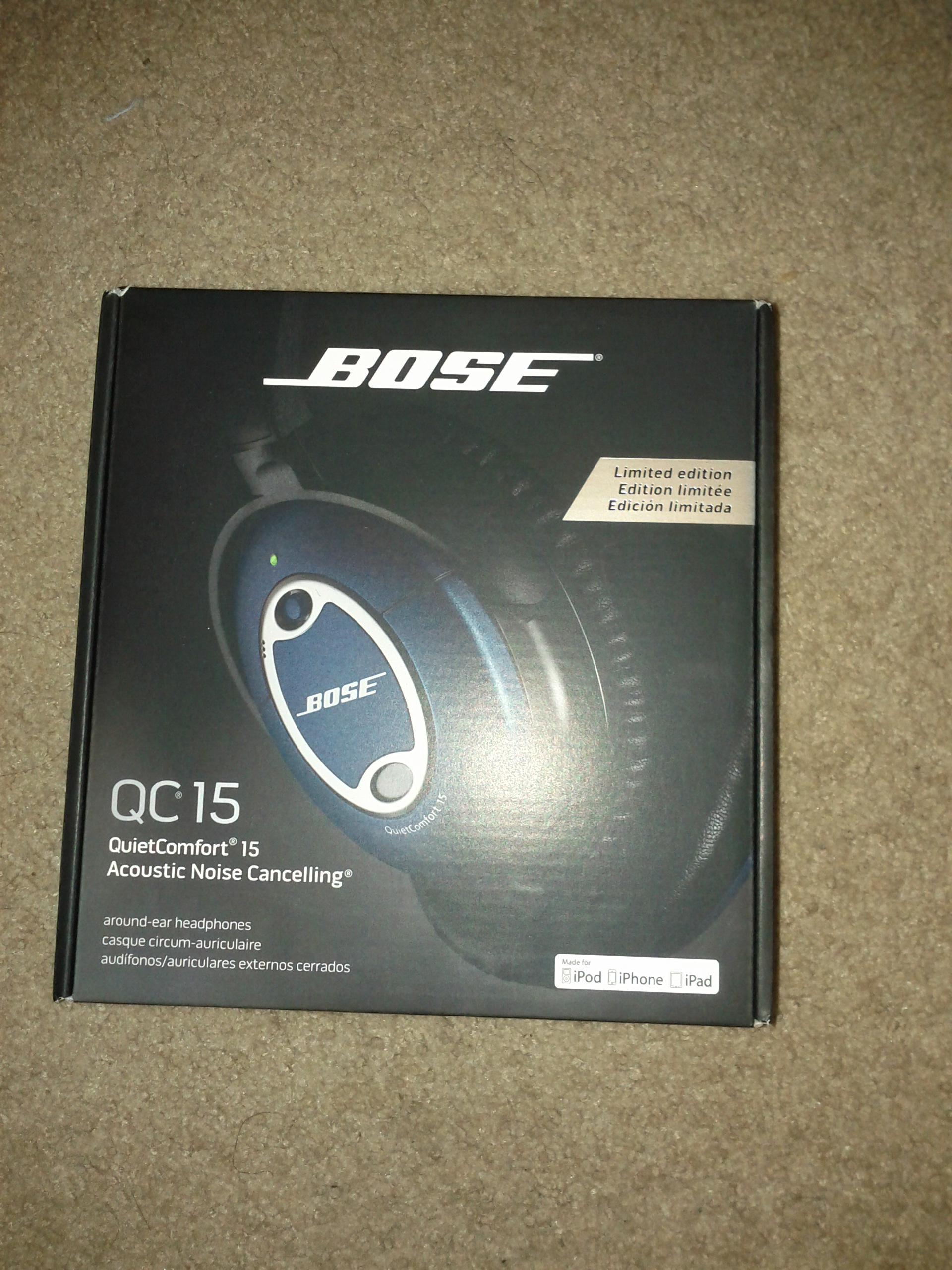 BOSE QC15 Acoustic Noise Cancelling