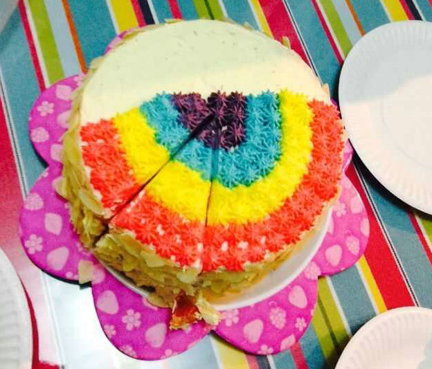 彩虹蛋糕 彩虹蛋糕