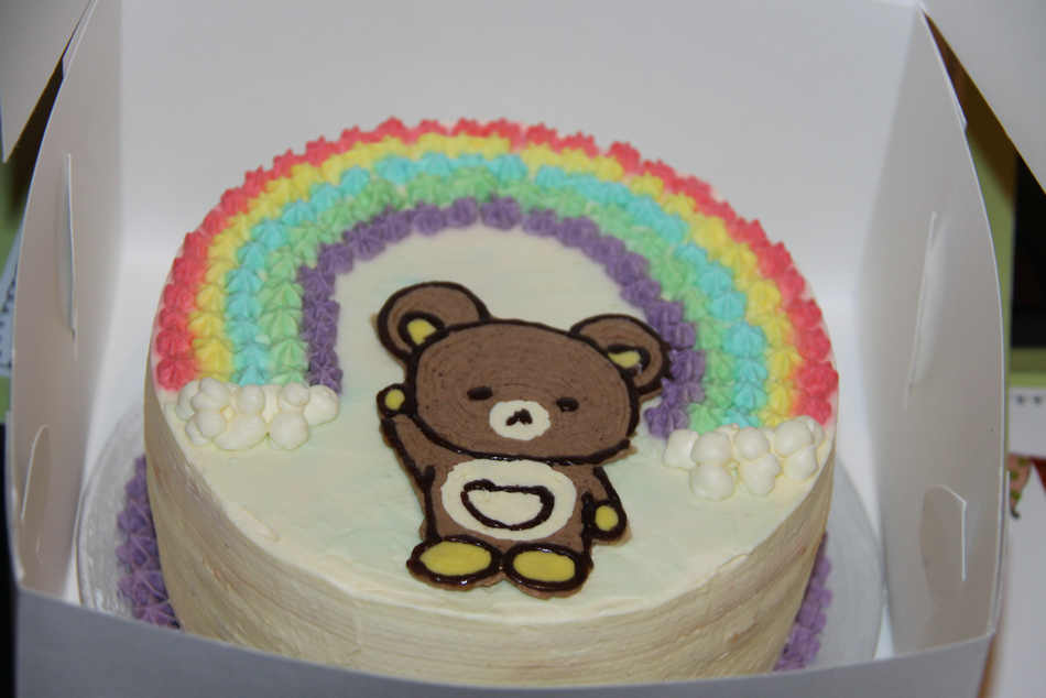 彩虹小熊蛋糕 彩虹小熊蛋糕