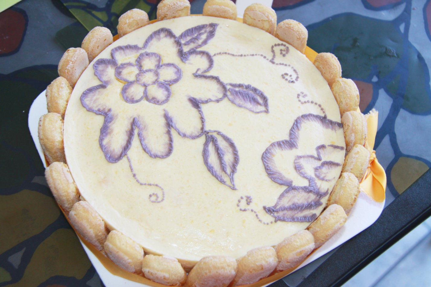 手指饼包边芒果慕思 手指饼包边芒果慕思